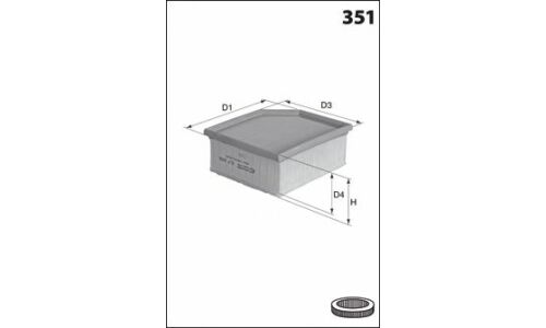 Фильтр воздушный MECAFILTER, арт. ELP9386