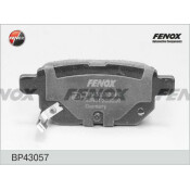 Колодки тормозные дисковые Fenox задние, комплект на ось (4 шт), арт. BP43057