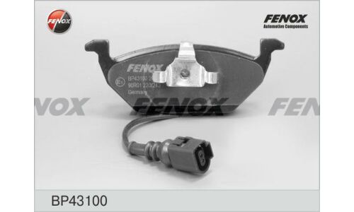 Колодки тормозные дисковые Fenox, передние, комплект на ось (4 шт), арт. BP43100