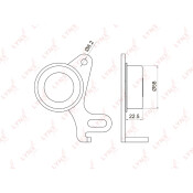 Ролик ремня ГРМ LYNXauto, арт. PB-1031