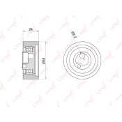 Ролик ремня ГРМ LYNXauto натяжной, арт. PB-1059