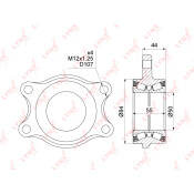 Ступица колеса LYNXauto, арт. WB-1032