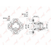 Ступица колеса LYNXauto, арт. WH-1133