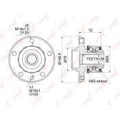 Ступица колеса LYNXauto, арт. WH-1165