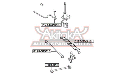 Сайлентблок Asva, арт. 0101-018