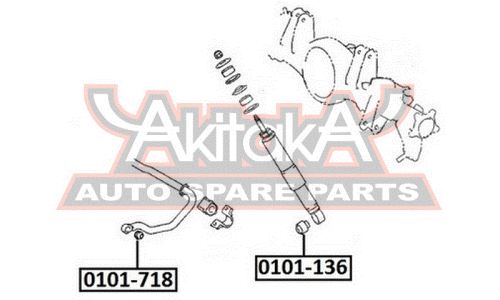 Сайлентблок Asva, арт. 0101-136