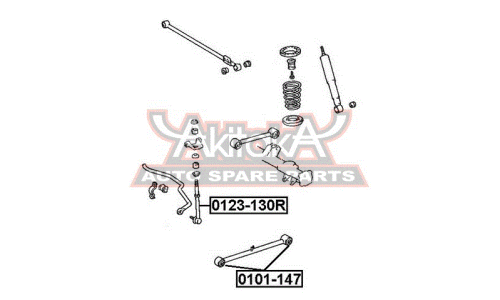 Сайлентблок Asva, арт. 0101-147