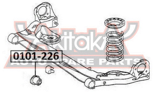 Сайлентблок Asva, арт. 0101-226