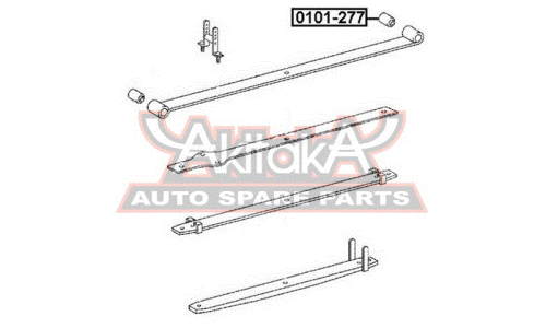 Сайлентблок Asva, арт. 0101-277