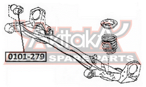 Сайлентблок Asva, арт. 0101-279
