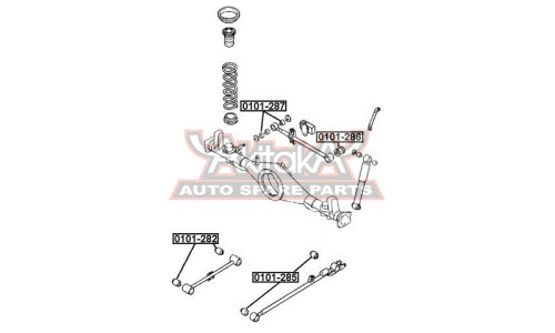 Сайлентблок Asva, арт. 0101-282