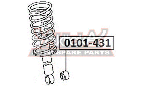 Сайлентблок Asva, арт. 0101-431