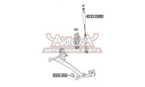 Сайлентблок Asva, арт. 0101-456