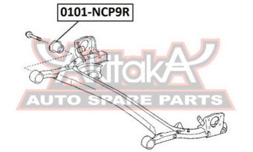 Сайлентблок Asva, арт. 0101-NCP9R