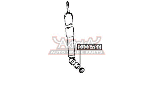 Втулка амортизатора Asva, арт. 0103-786