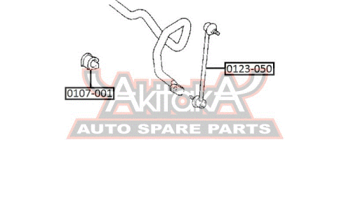 Втулка стабилизатора Asva, арт. 0107-001