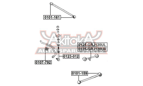 Втулка стабилизатора Asva, задняя, арт. 0107-792