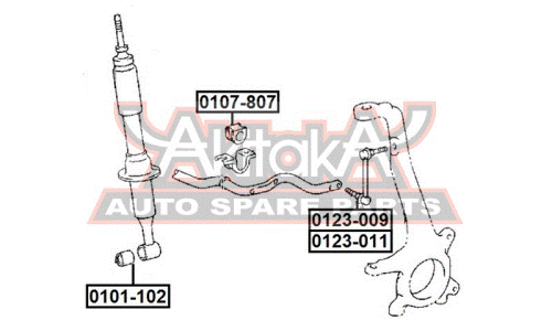 Втулка Asva, арт. 0107-807