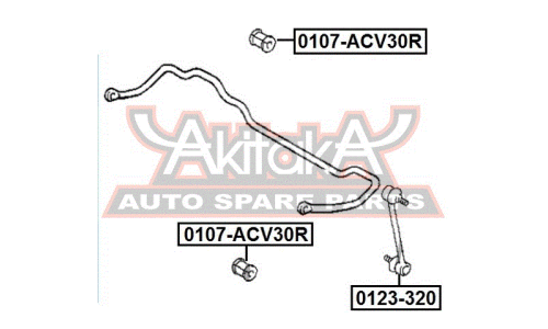 Втулка Asva, арт. 0107-ACV30R