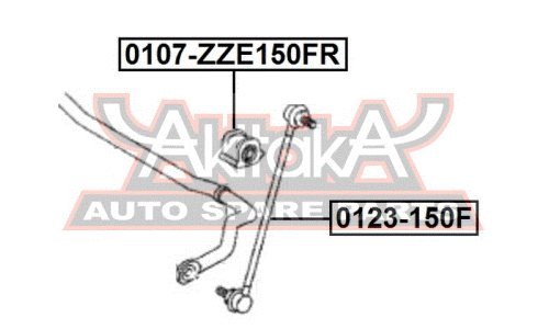 Втулка Asva, арт. 0107-ZZE150FR