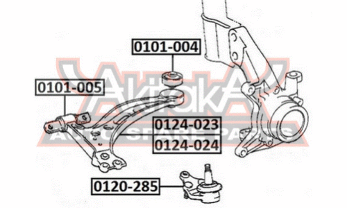 Опора шаровая Asva, арт. 0120-285