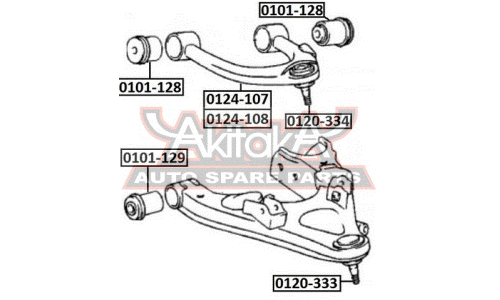 Опора шаровая Asva, арт. 0120-334