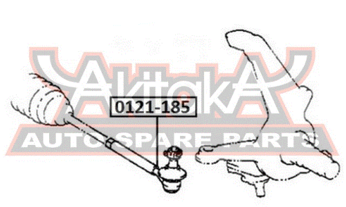 Наконечник рулевой тяги Asva, арт. 0121-185