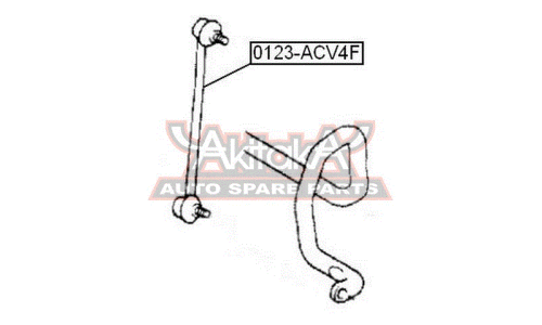 Наконечник рулевой тяги Akitaka, арт. 0121-CR3