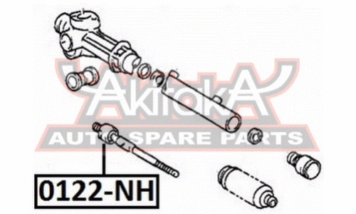 Тяга рулевая | перед прав/лев Asva, арт. 0122-NH
