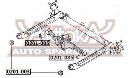 Сайлентблок Asva, арт. 0201-003
