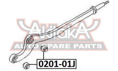 Сайлентблок Asva, арт. 0201-01J