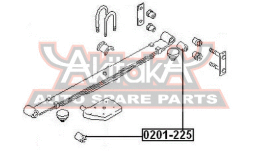 Сайлентблок Asva, арт. 0201-225
