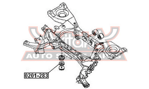 Сайлентблок Asva, арт. 0201-283