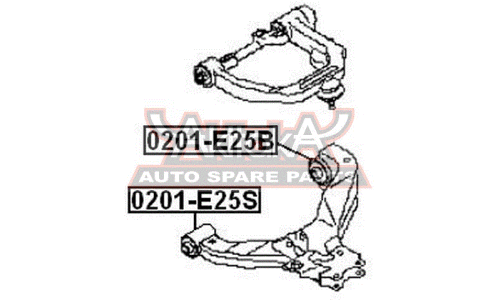 Сайлентблок Asva, арт. 0201-E25B