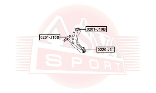 Сайлентблок Asva, арт. 0201-J10B