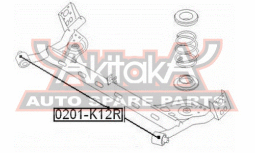 Сайлентблок Asva, арт. 0201-K12R