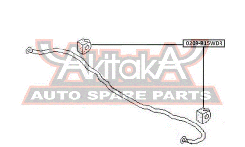 Втулка Asva, арт. 0203-B15WDR