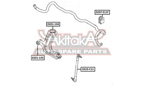 Втулка Asva, арт. 0207-E11F
