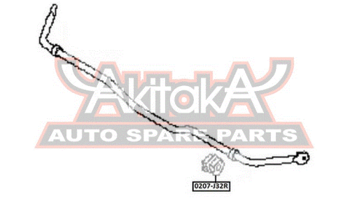 Втулка стабилизатора | зад прав/лев Asva, арт. 0207-J32R