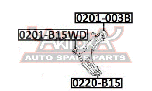 Опора шаровая Asva, арт. 0220-B15