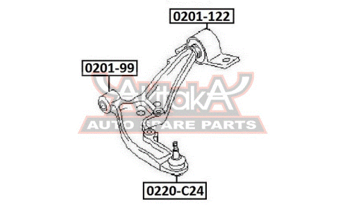 Опора шаровая Asva, арт. 0220-C24