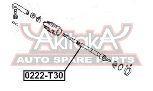 Тяга рулевая Asva, арт. 0222-T30