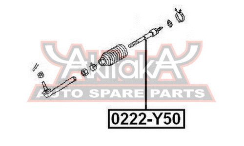 Тяга рулевая Asva, арт. 0222-Y50
