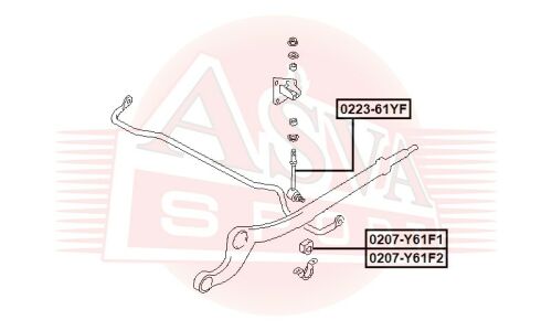Стойка стабилизатора (линк) Asva, арт. 0223-61YF