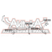 Стойка стабилизатора (линк) Asva, передняя, арт. 0223-S50F