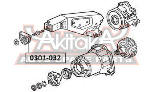 Подушка дифференциала Asva, арт. 0301-032