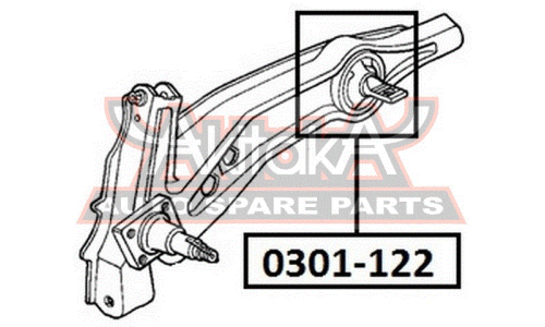 Сайлентблок Asva, арт. 0301-122