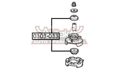 Опора стойки Asva, арт. 0303-033