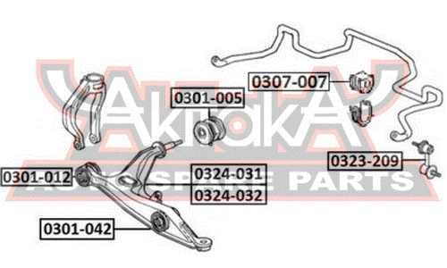 Втулка Asva, арт. 0307-007