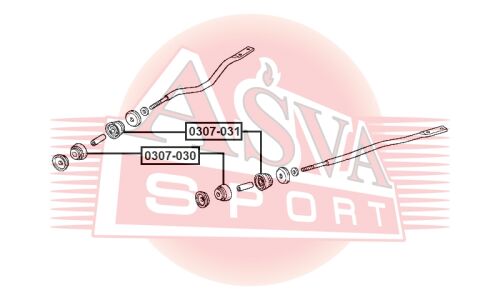 Втулка Asva, арт. 0307-031
